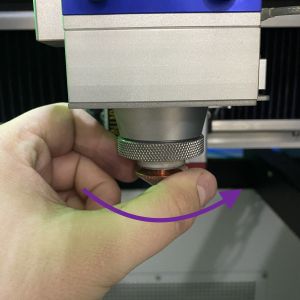 Photo d'Instruction pour visser la buse