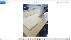 1ere essai découpe et gravage cnc