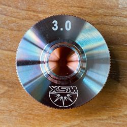 Photo d'une buse pour découpe laser (ici de 3.0mm)